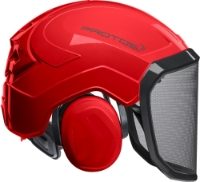 Protos Integral Forest Red Helmet