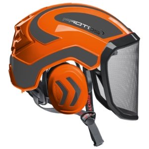 Protos Integral Arborist Orange / Grey Helmet