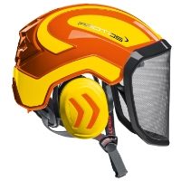 Protos Integral Arborist Orange / Neon Yellow Helmet