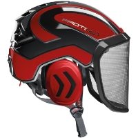 Protos Integral Arborist Black / Red Helmet