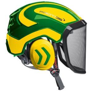 Protos Integral Arborist Green / Neon Yellow Helmet